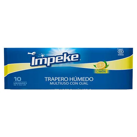 Trapero Humedo Limon 10un Impeke