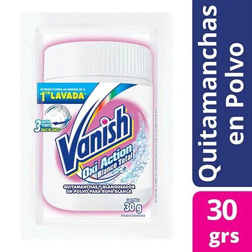 Quita Mancha Blanco 30gr Vanish Packx12